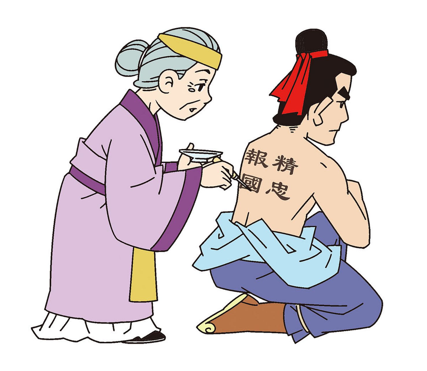 "岳母刺字:尽忠报国的起源与演变" 在华夏大地的历史长河中,有一个