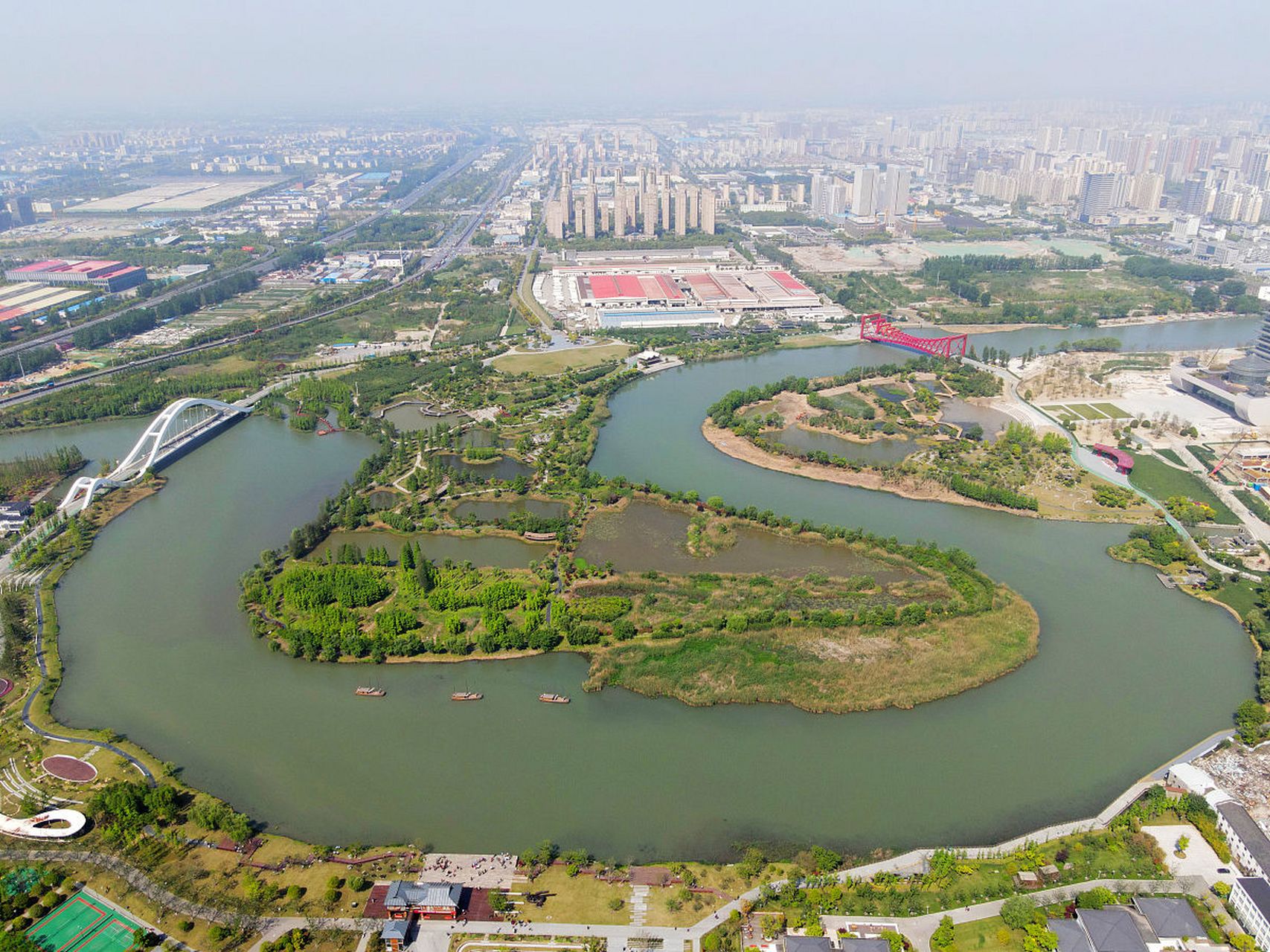 泰州运河湾图片