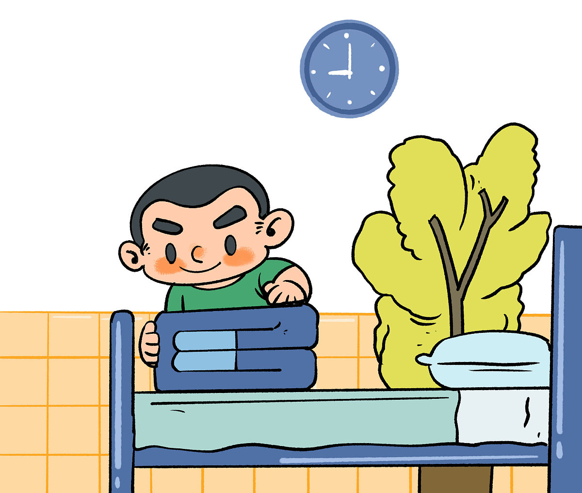 我:"我这被子好丑."   我弟:"你下辈子也好看不到哪里去.