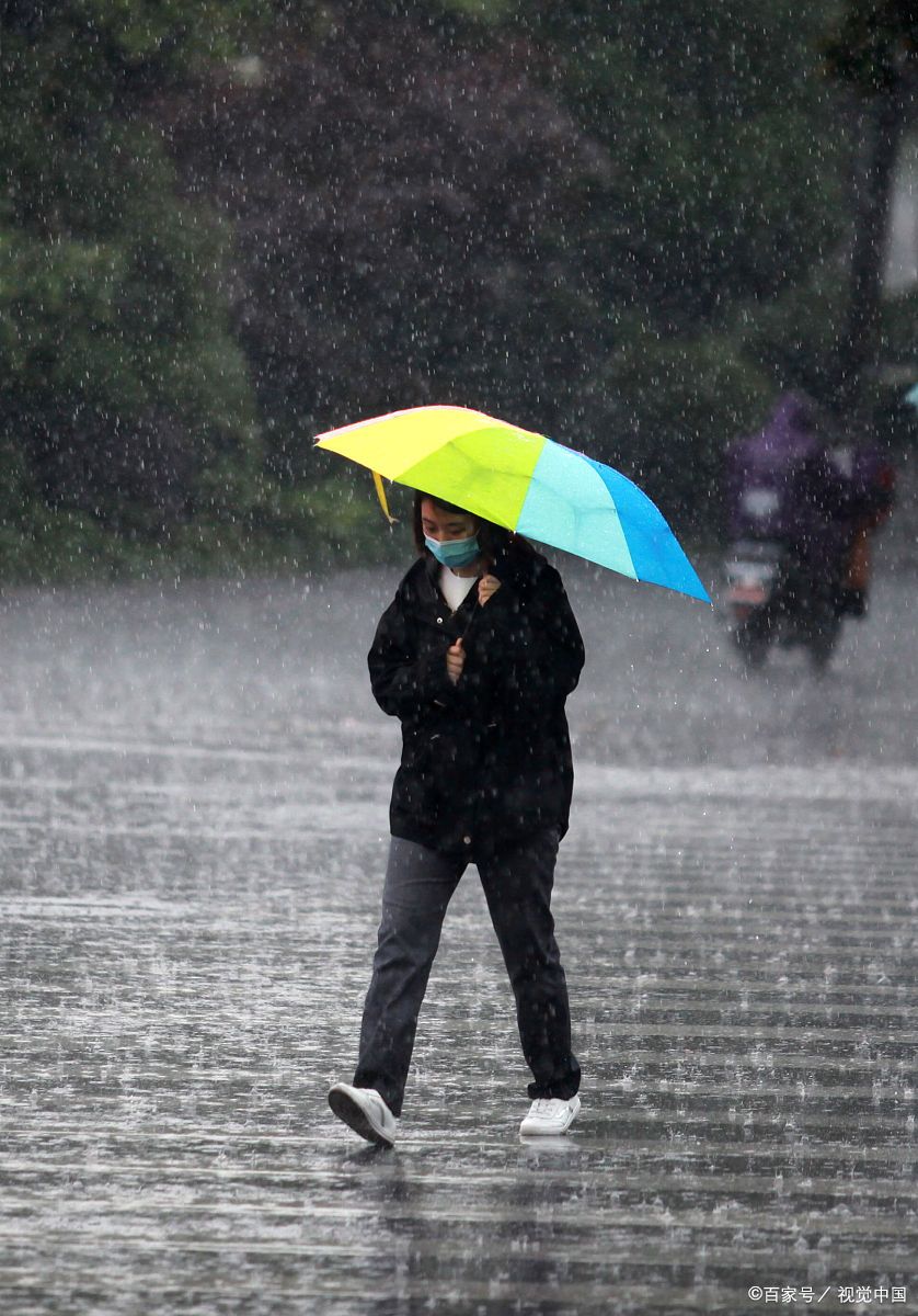 风雨彩虹的图片人像图片