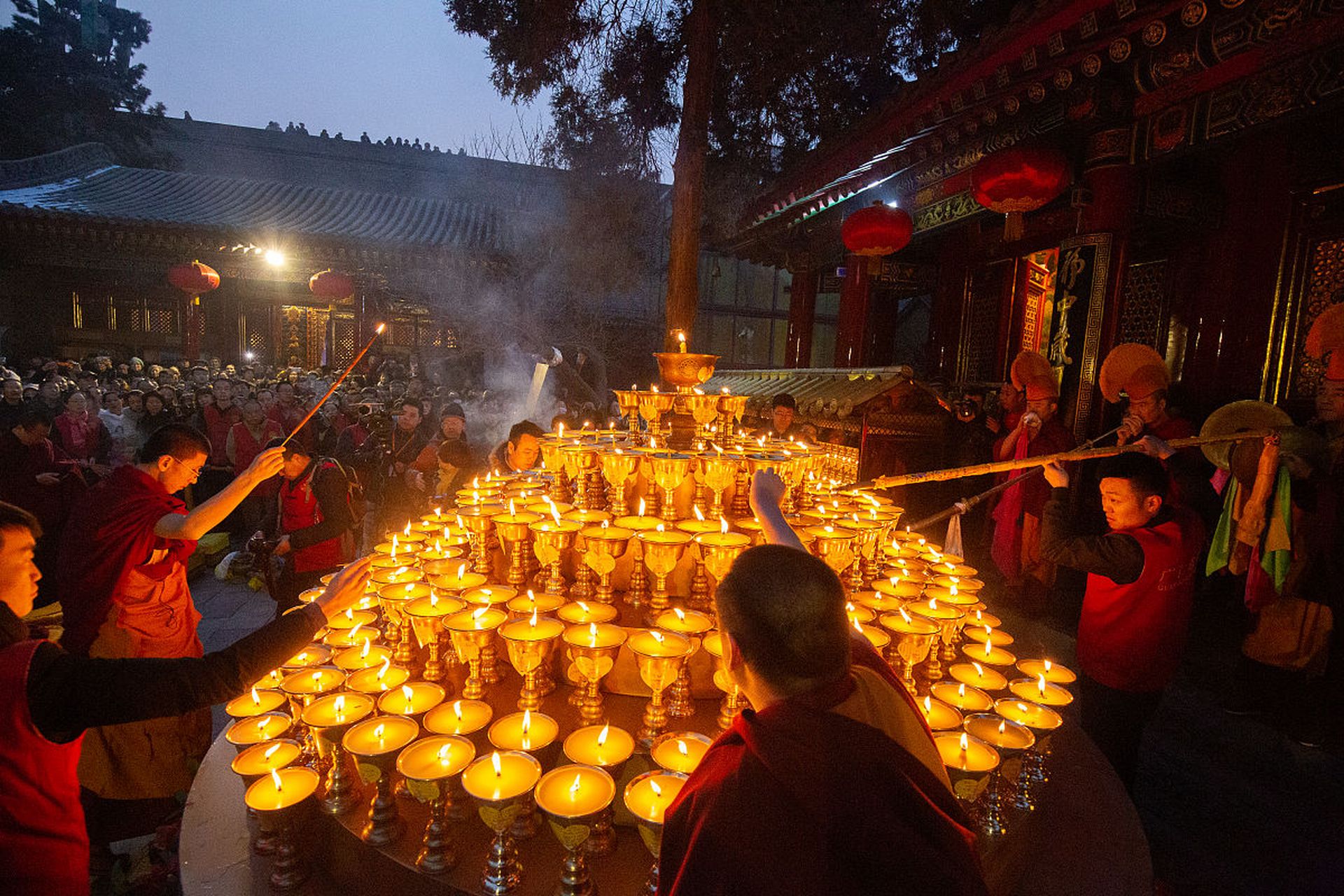 萨嘎达瓦节是佛教中富含文化内涵的传统节日,起源于古印度佛教大师