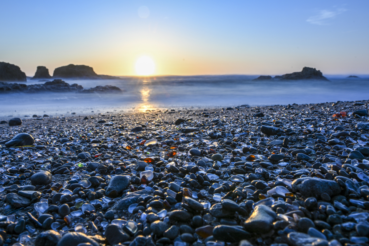 加州玻璃海滩,奇特吧