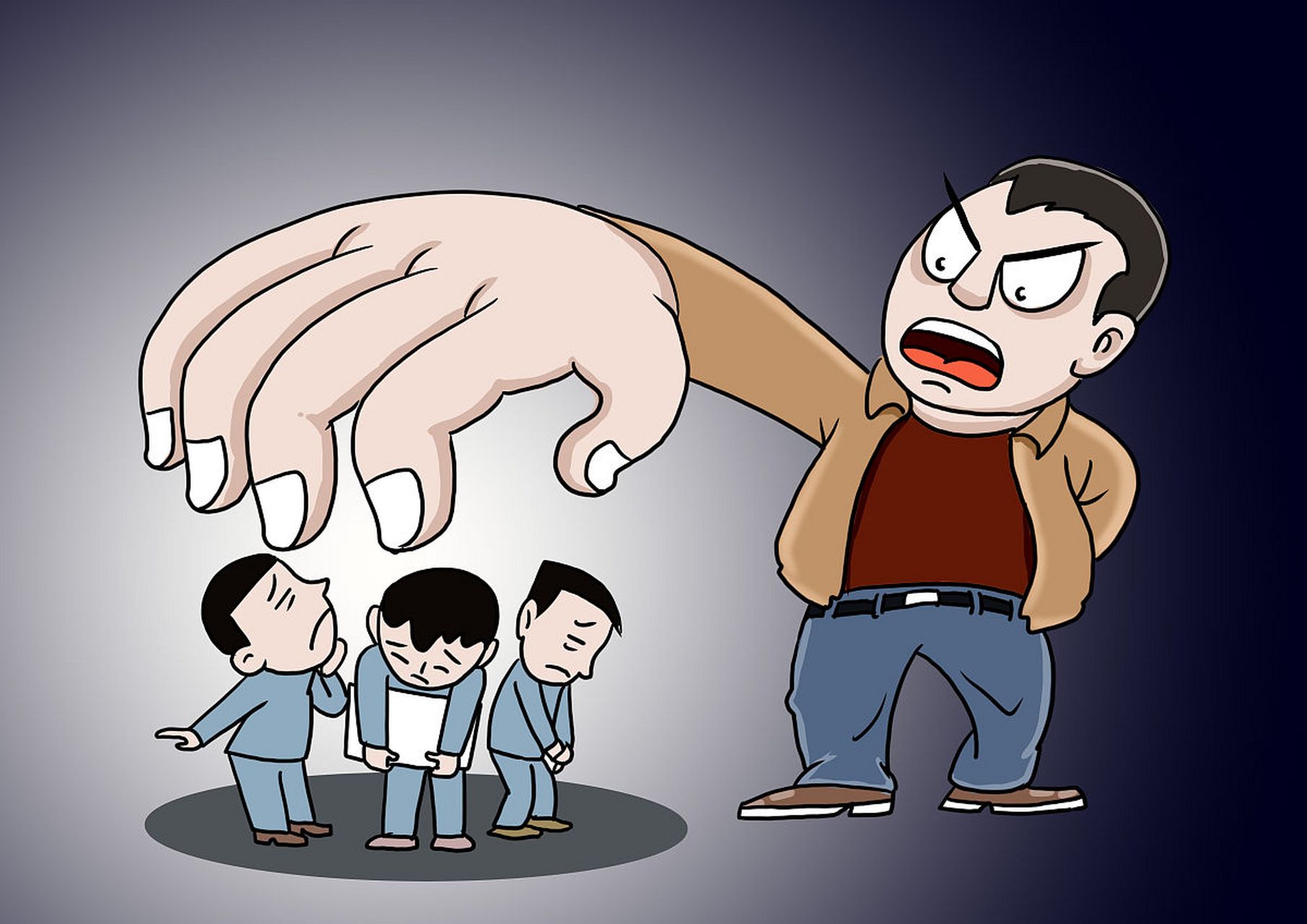 在我看来,将这样的罪行完全归咎于三个未成年孩