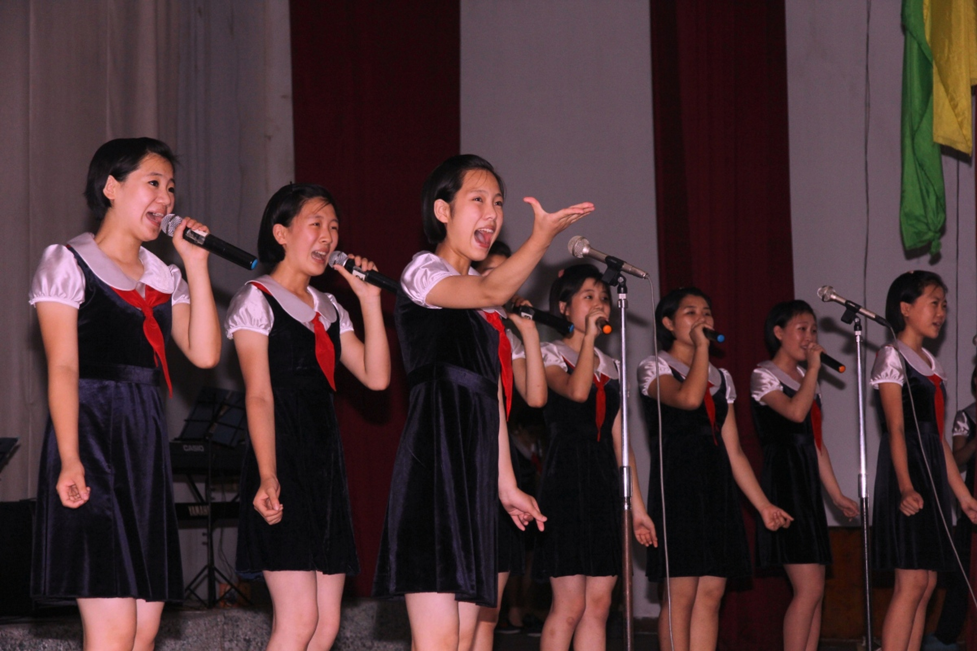 朝鲜平壤的万景台少年宫,号称是"朝鲜少年儿童成才的摇篮".