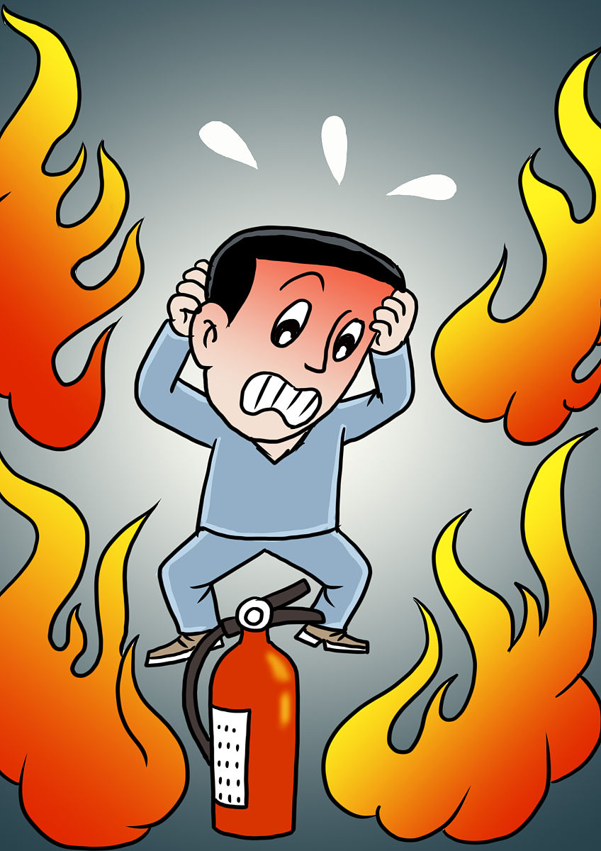 这次火灾给我们带来了深刻的反思:校园安全一刻不能