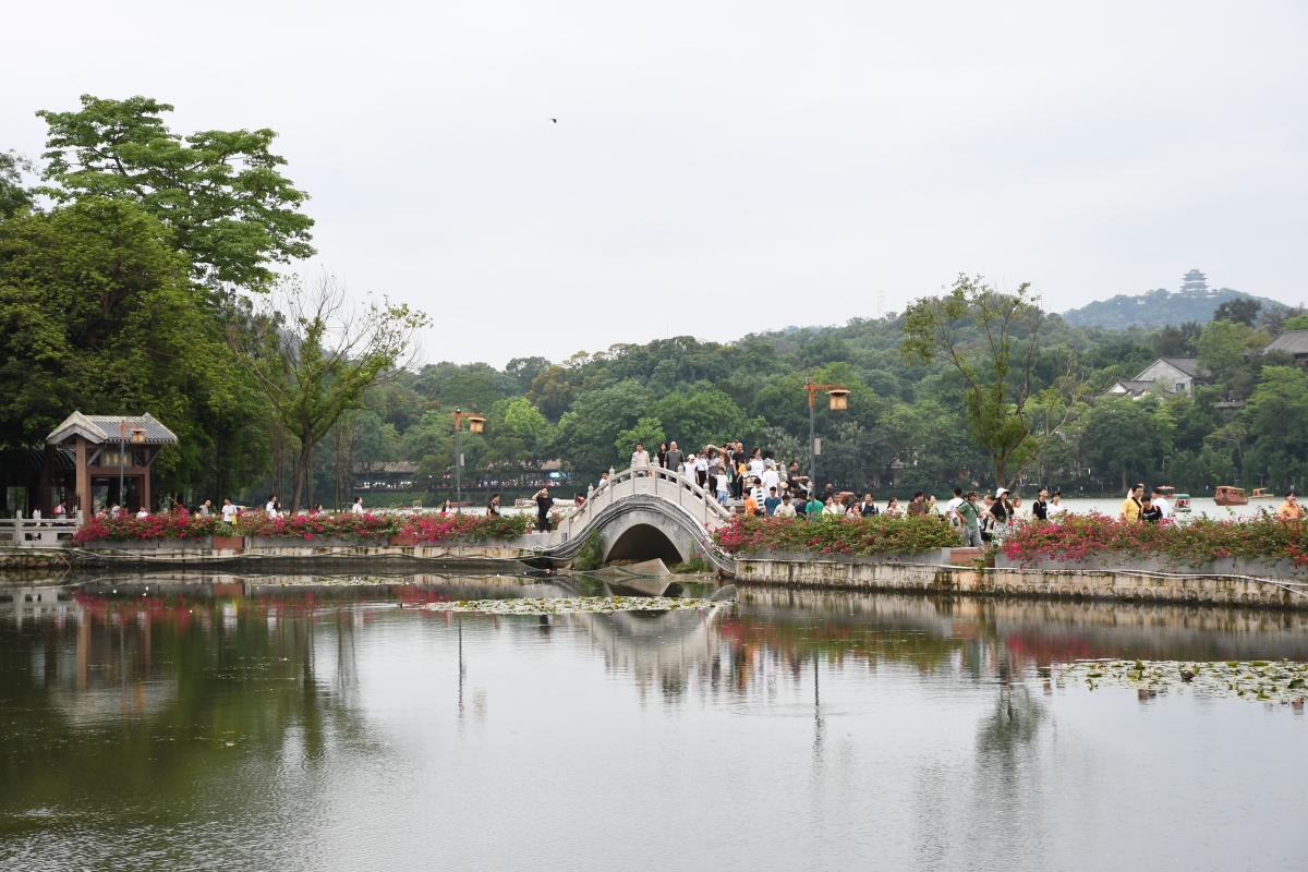 广州惠州西湖步行街的非遗集市.@旅游特产美食的动态