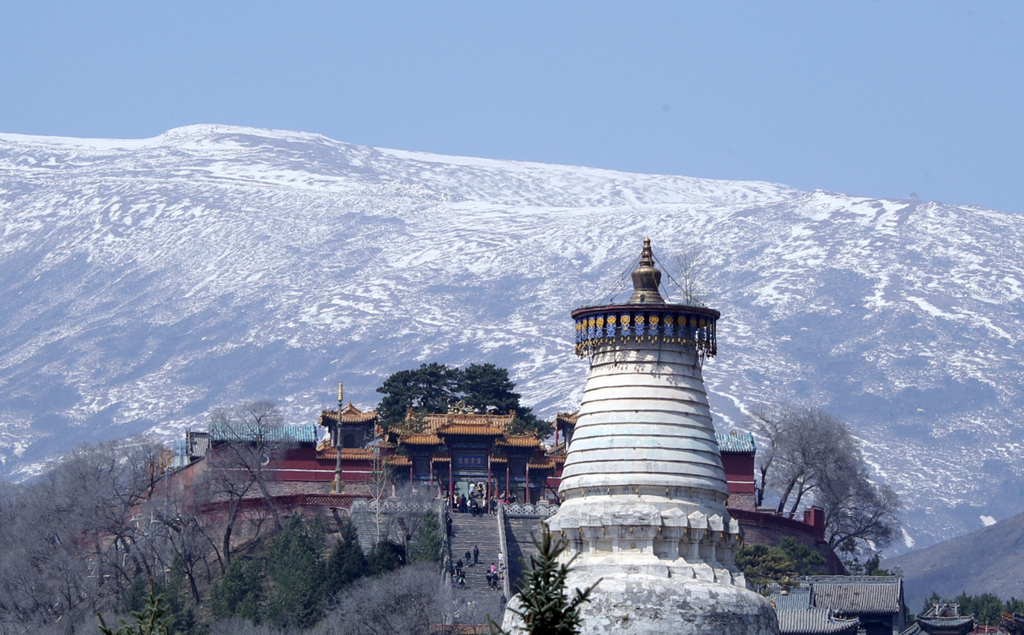山西五台山是文殊菩萨的道场,与四川峨眉山,浙江普陀山和安徽九华山并