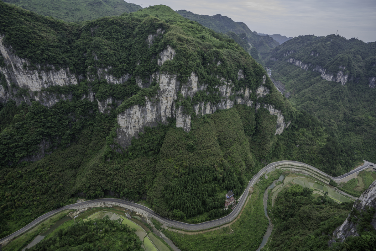 恩施公路美景图片图片