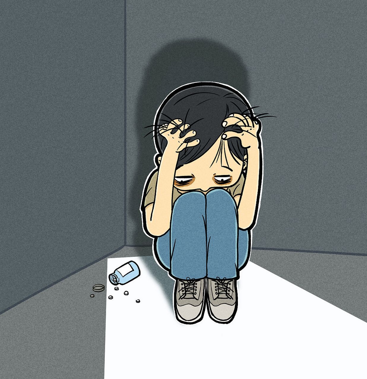 抑郁症# 不是你就是想多了"你就是想多了","