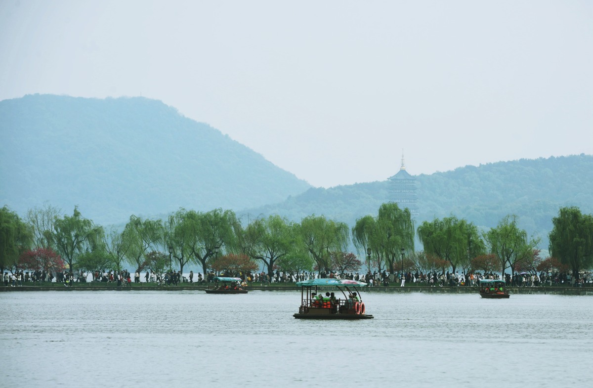 杭州月牙湖图片