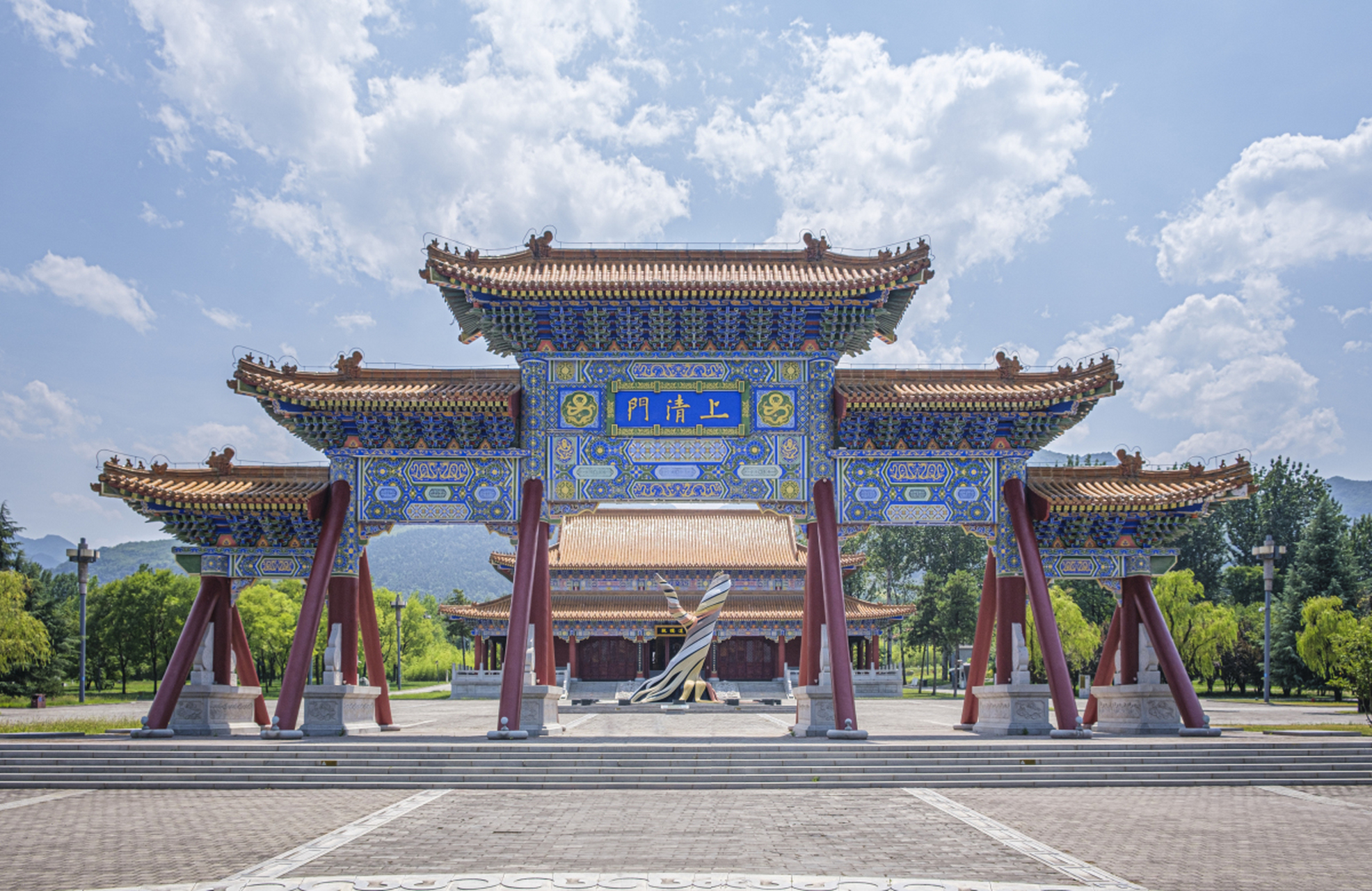 西安终南山寺庙图片