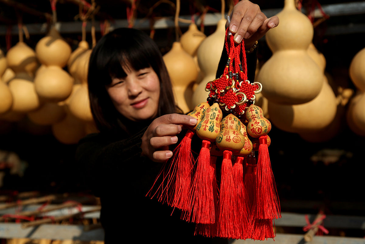 "金钱吊葫芦,准主福禄寿"寓意非常好,但不要挂错了地方
