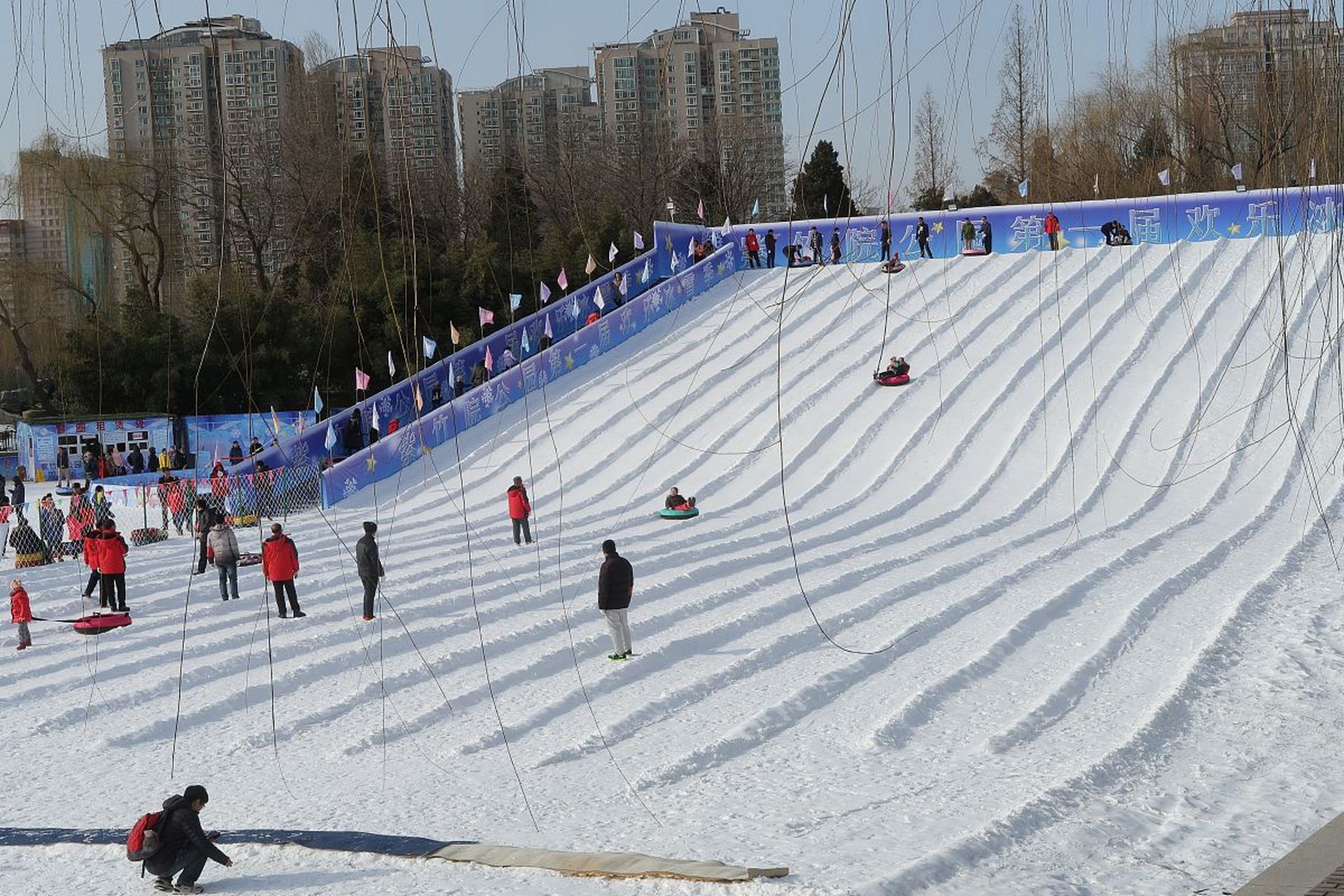 房山滑雪场图片