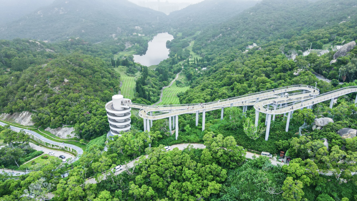 山海健康步行道图片