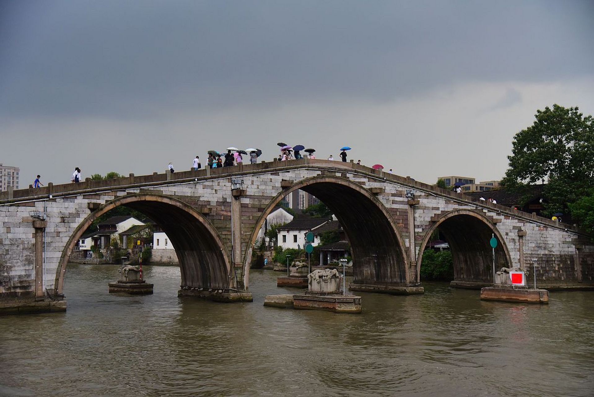 苏州木渎永安桥游记  上周末,我去了苏州木渎的永安桥