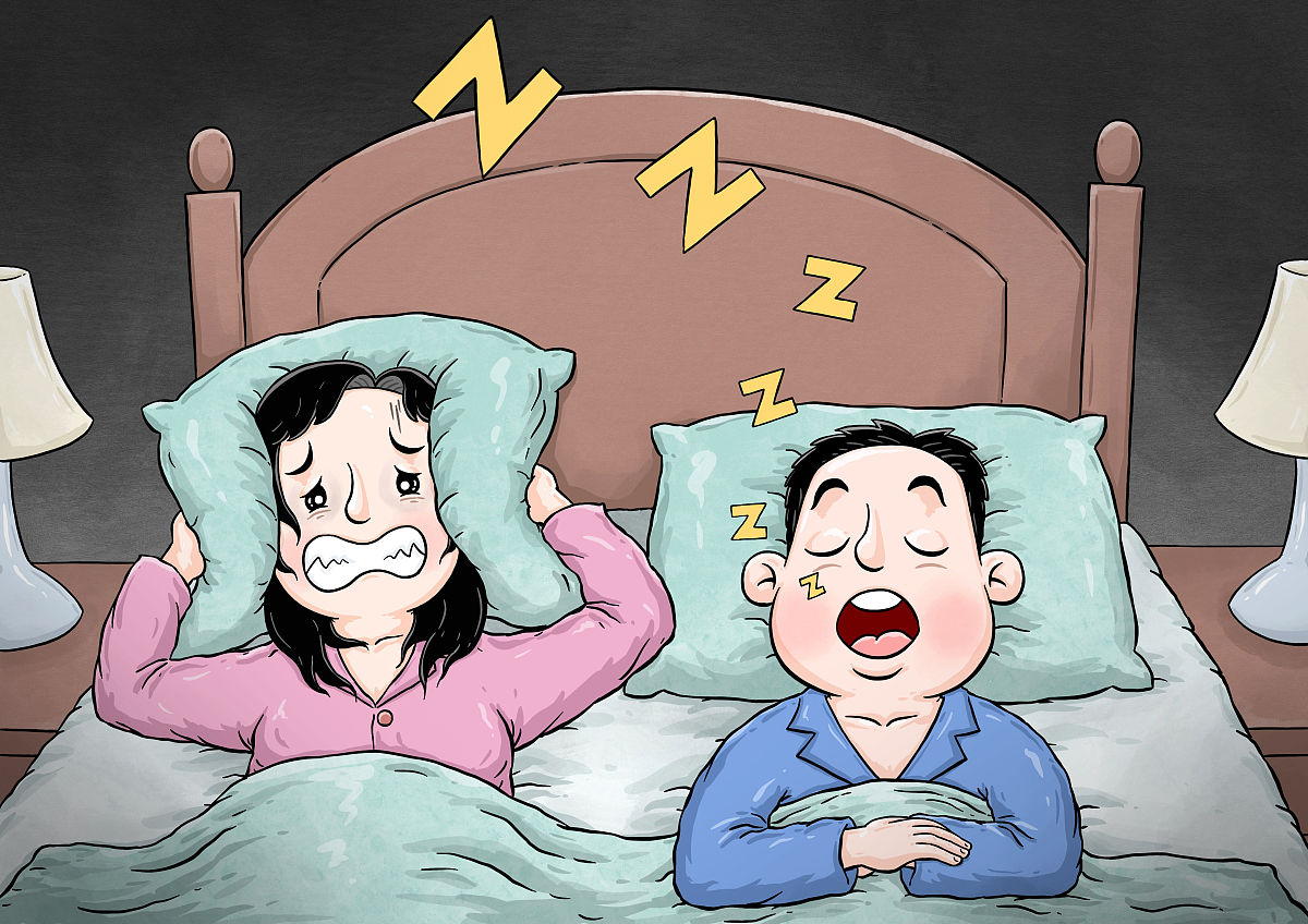 我躺在床上翻来覆去的,被这打呼声吵得根本没法睡.我就