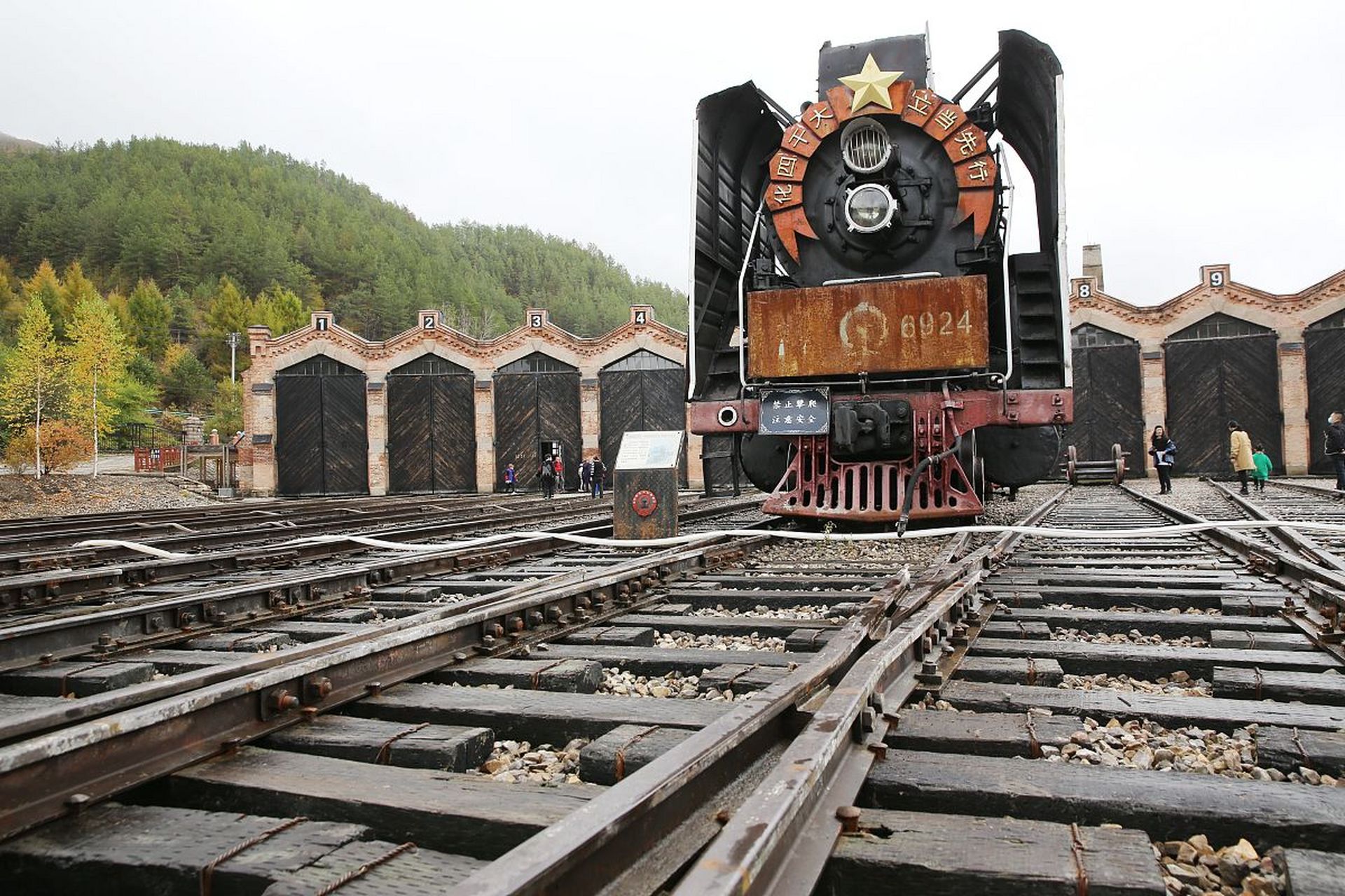 中东铁路机车库于1903年建成 0692.