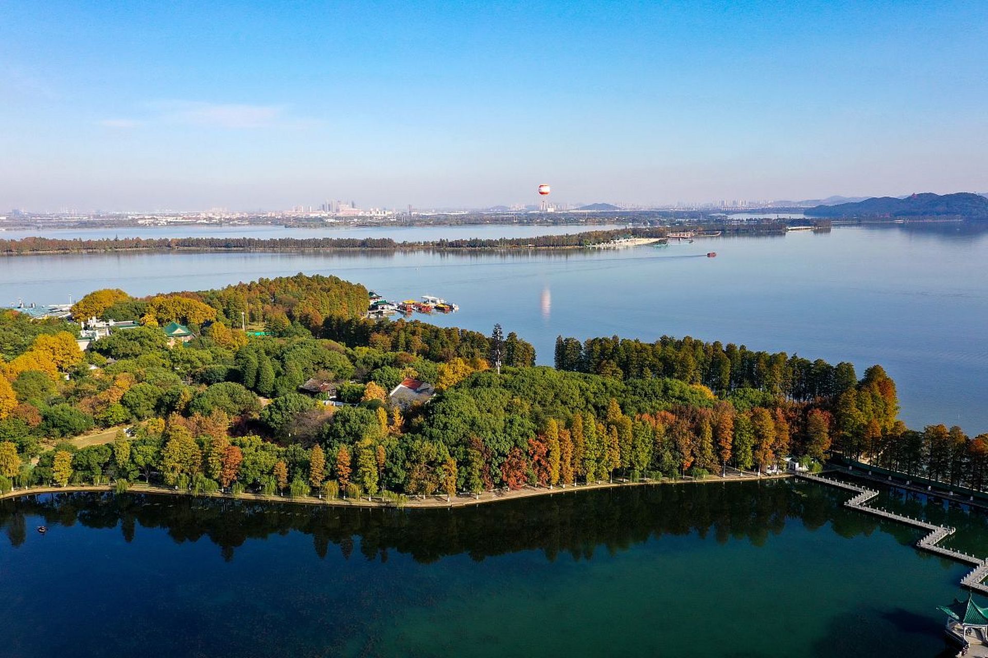 东湖磨山景区图片