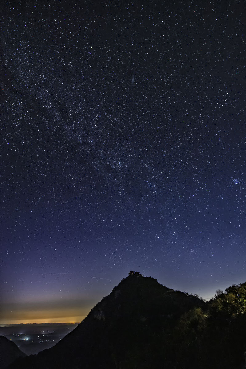 天空星星的真实图片图片