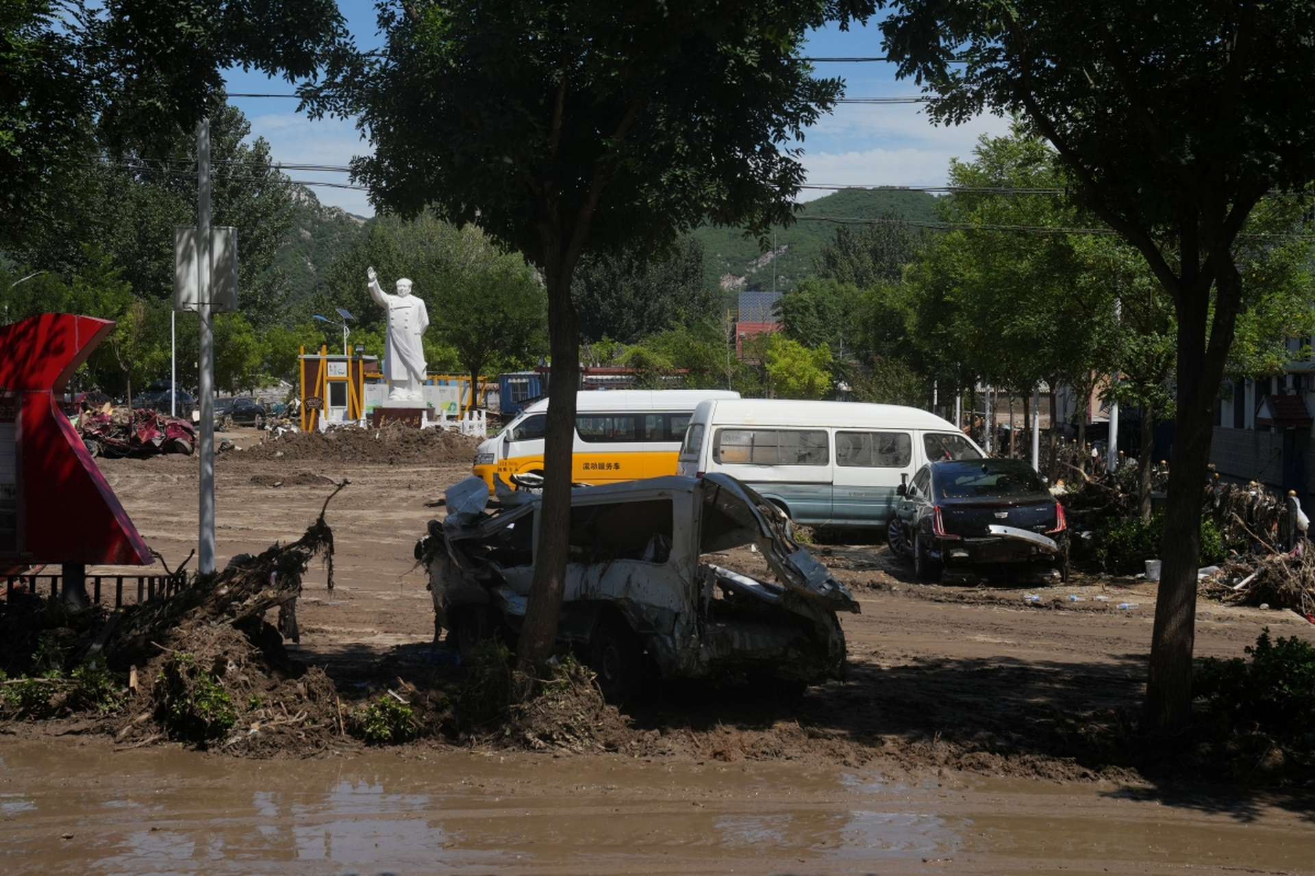 台风之后# 受台风"杜苏芮"影响,北京市于7月29日至8月2日遭遇了檀大