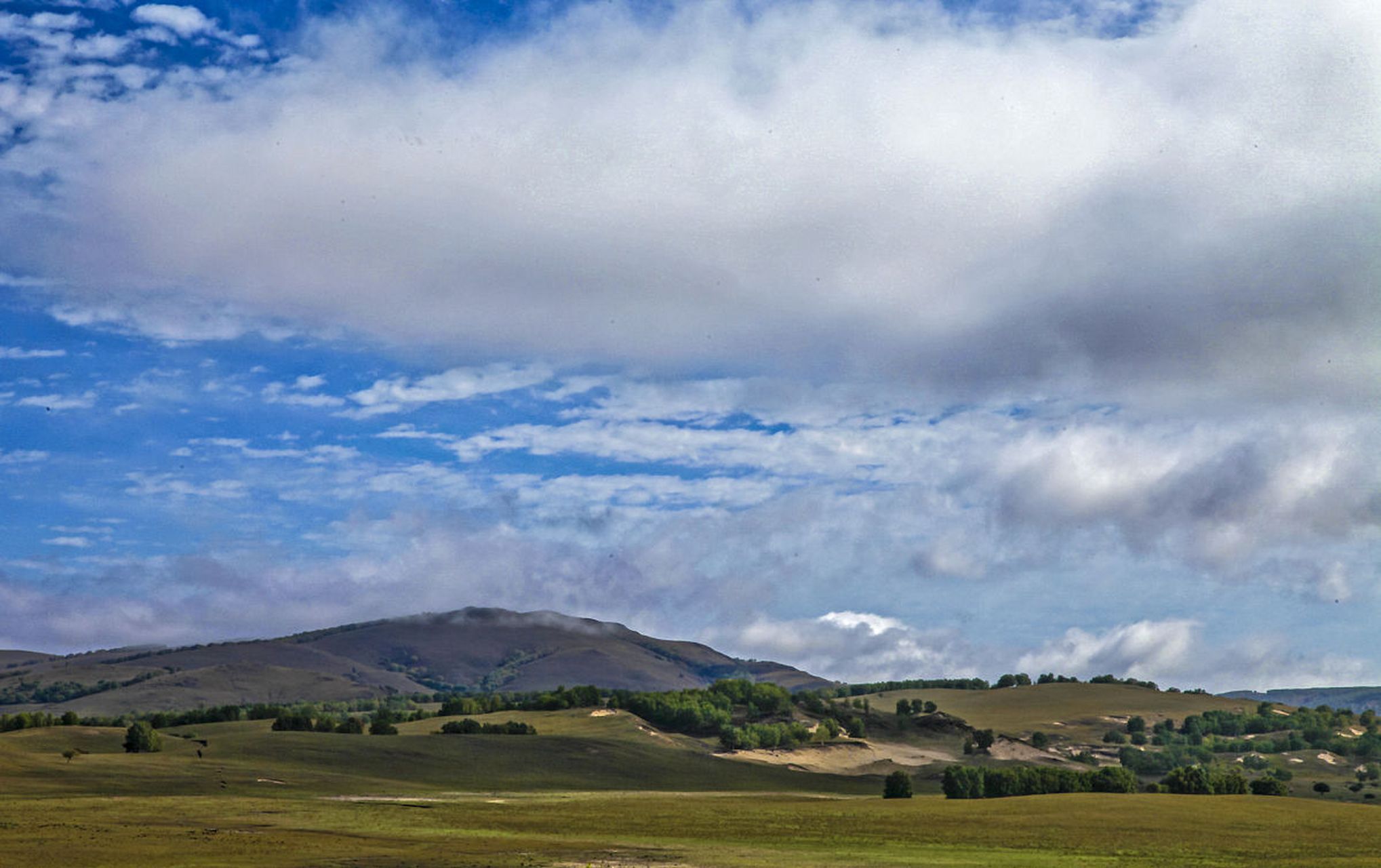 来到丰宁坝上草原,你会看到洼水清澈,青草齐肩,牛羊成群.