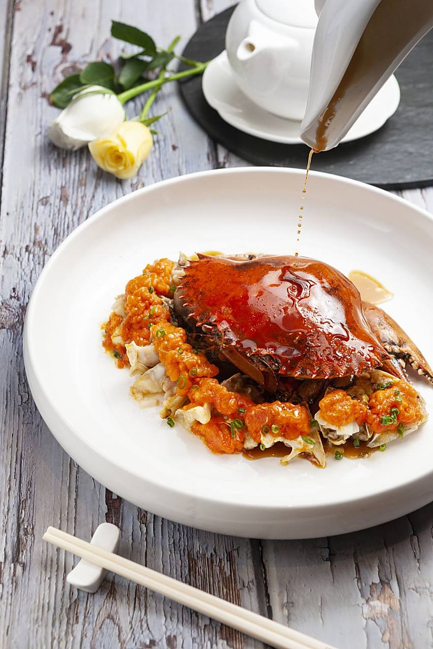 五千年食光# 油焗红蟳,这道泉州名菜,不仅是福建闽菜之闽南菜的代表