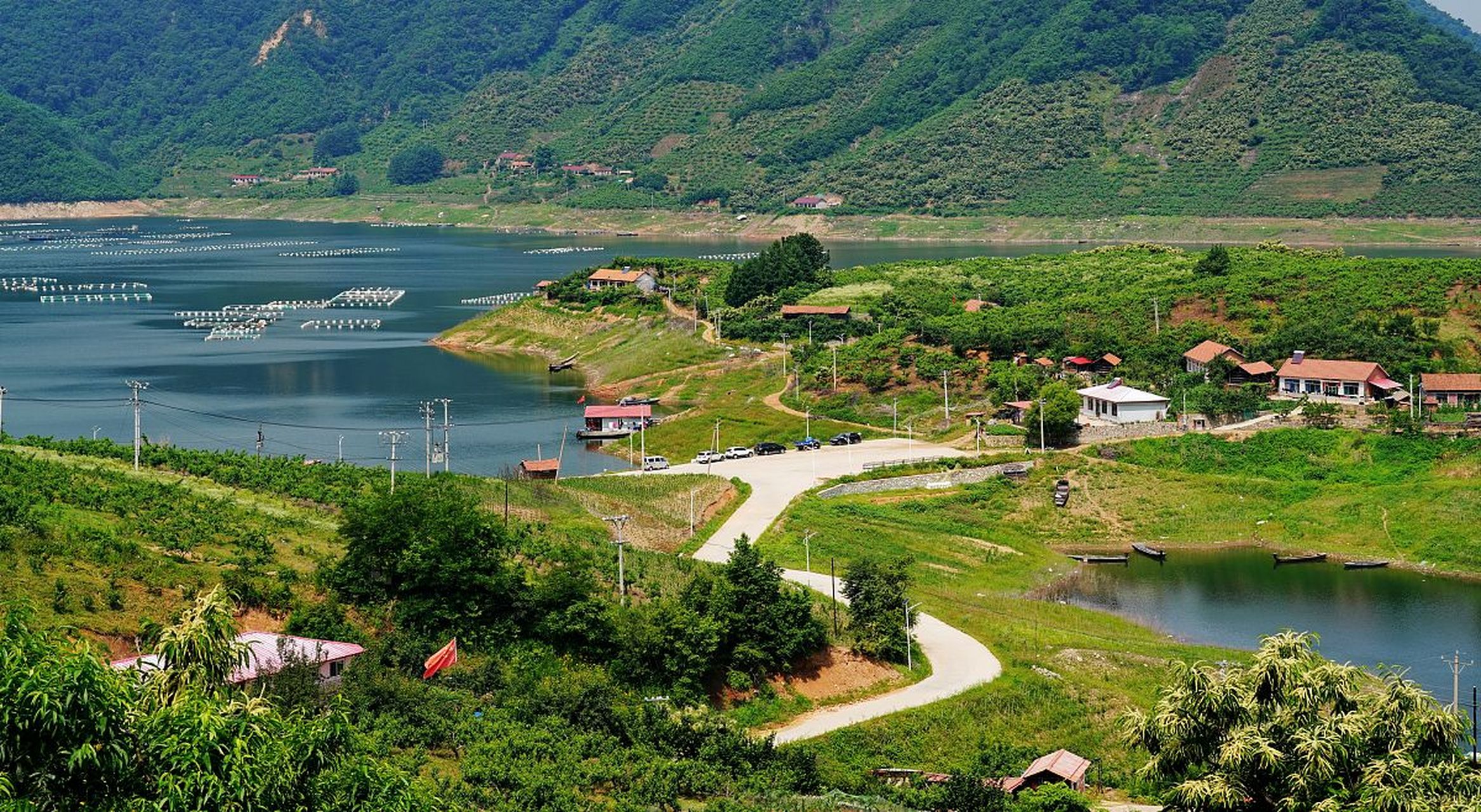 凤县宝鸡凤凰湖景区图片