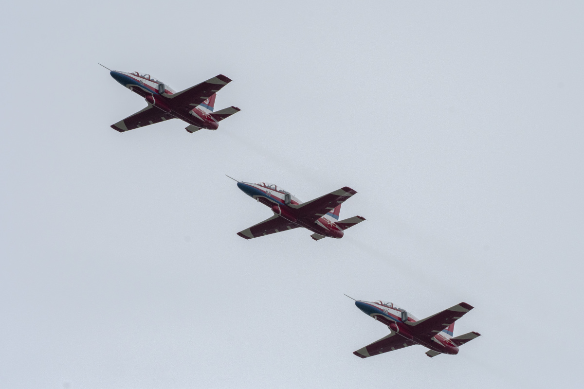 空军红鹰飞行表演队训练大片