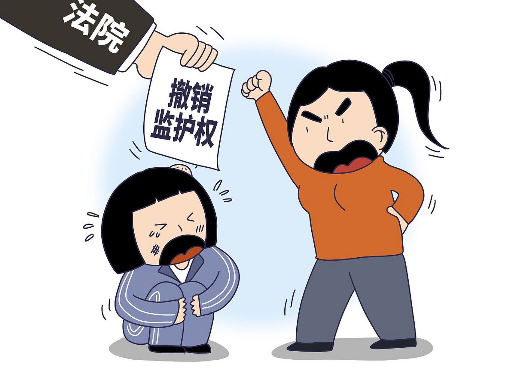 第三十六条 (监护人资格撤销)监护人有下列情形之一的,人民法院根据有