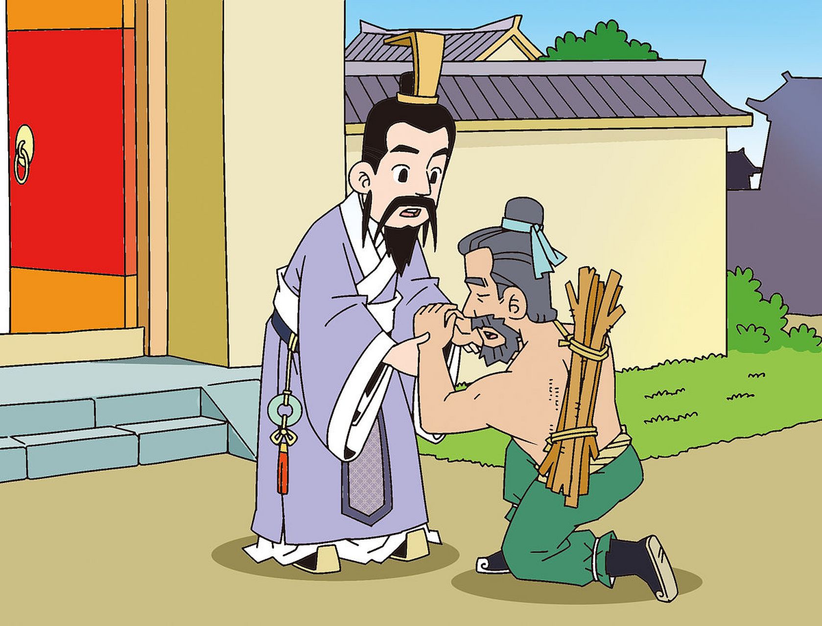 中华上下五千年:渑池会上的琴与缶,赵国智勇之士蔺相如与廉颇负荆请罪