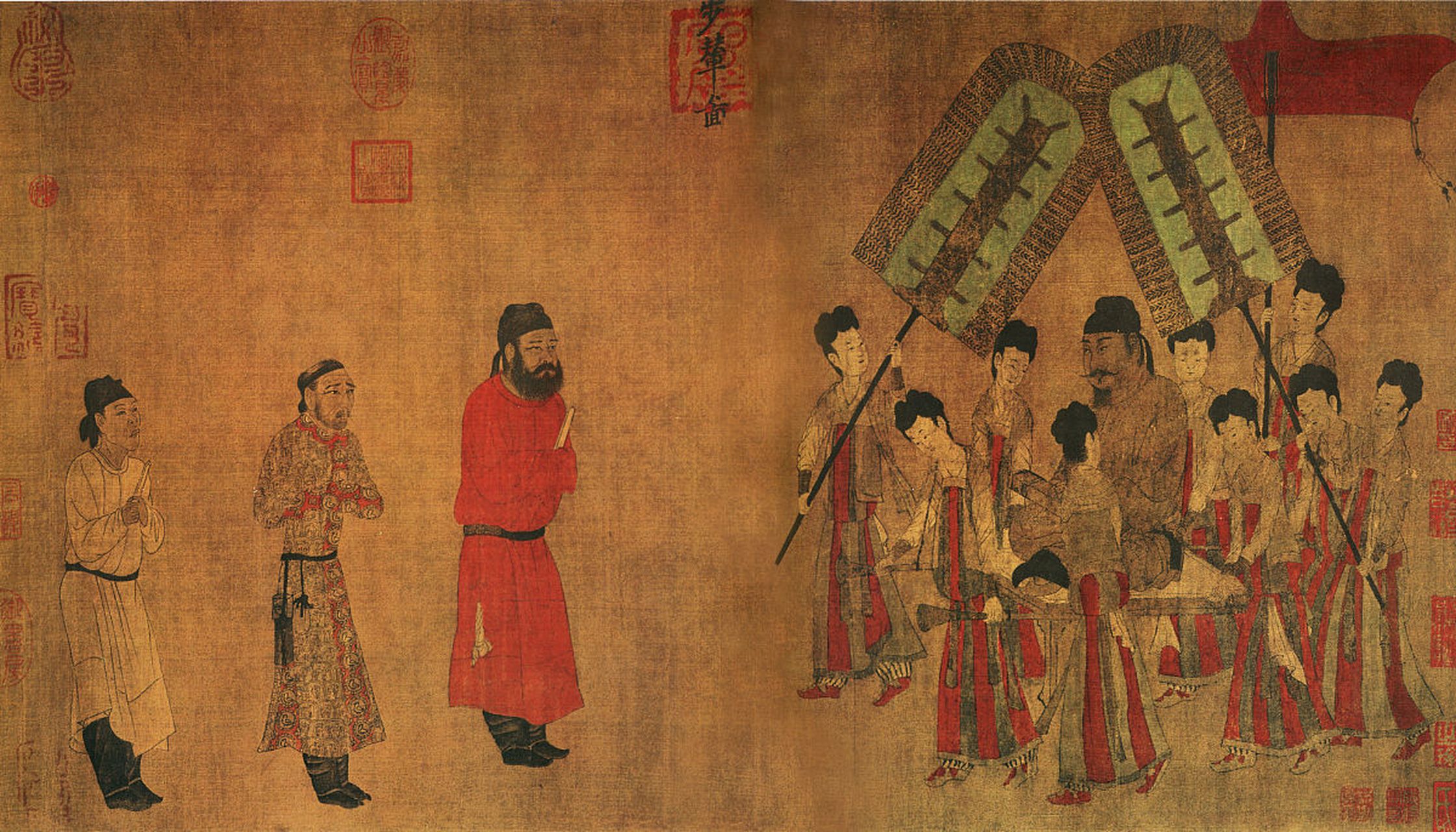 唐代画家阎立本年少成名,擅长绘画,尤其擅长画人物肖像.