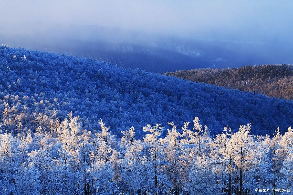 大兴安岭呼中大白山,雪山巍峨!