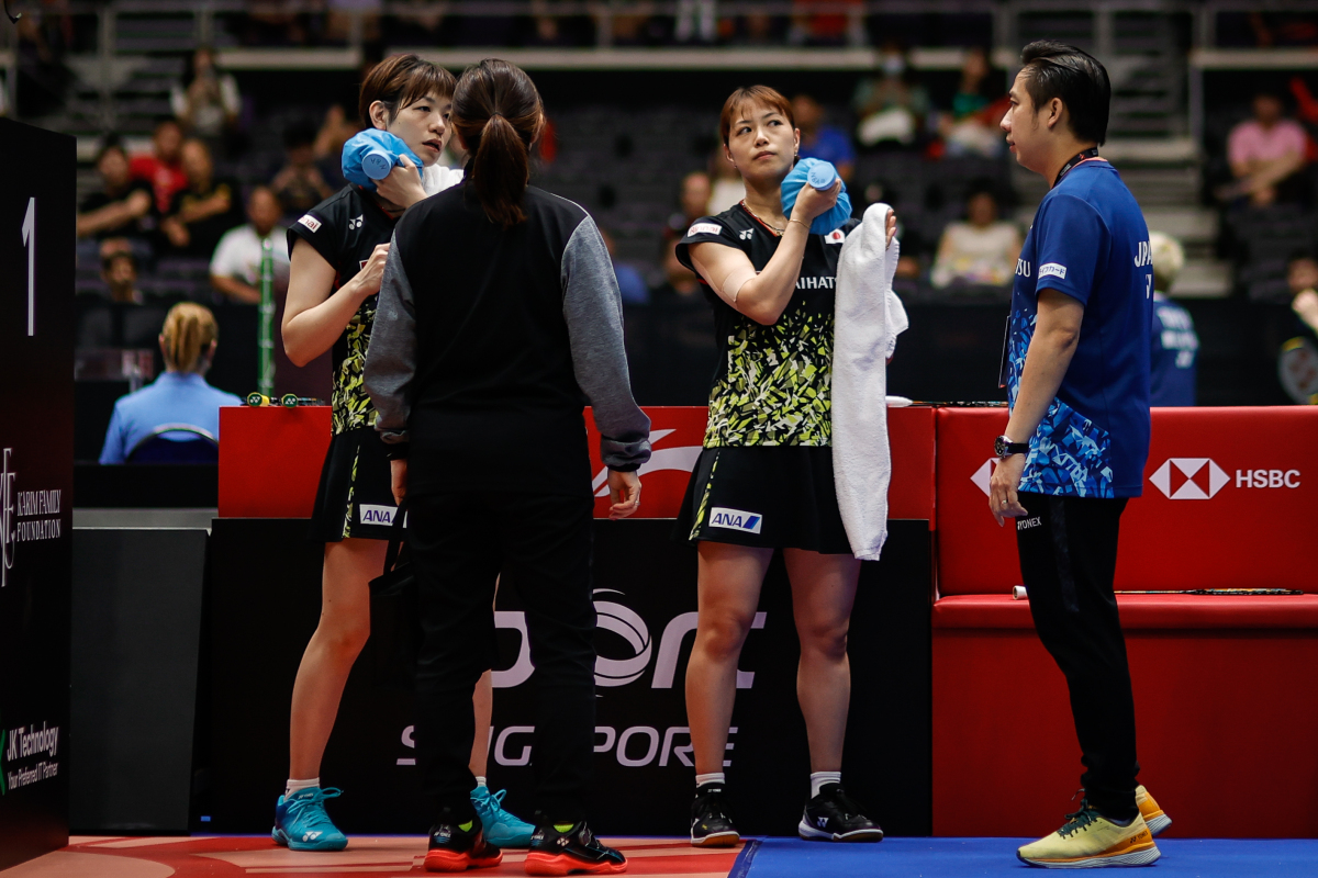 广田彩花虽然还要继续征战奥运,但是怎么福岛由纪已经开始配新搭档了?