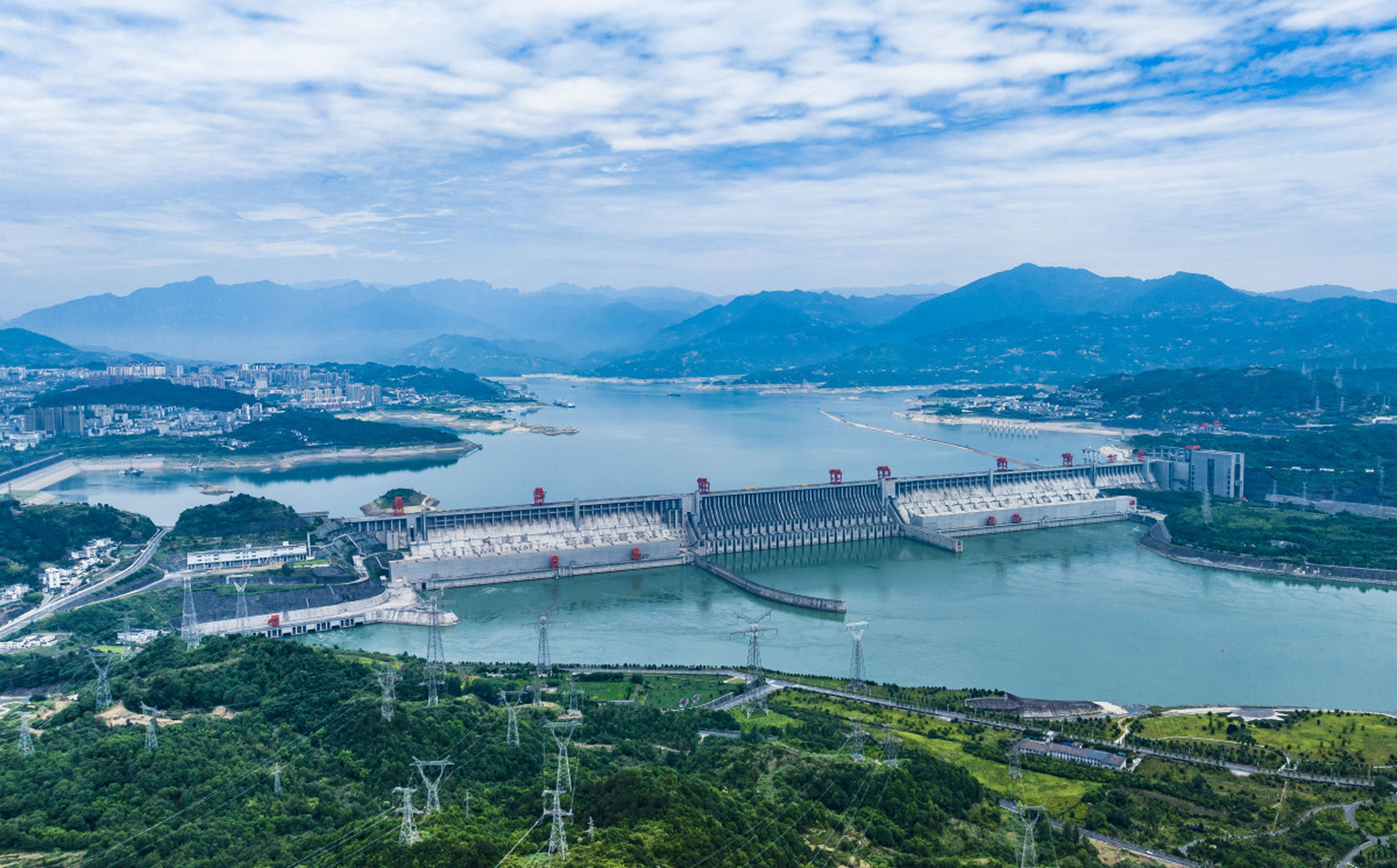 山峡大坝图片