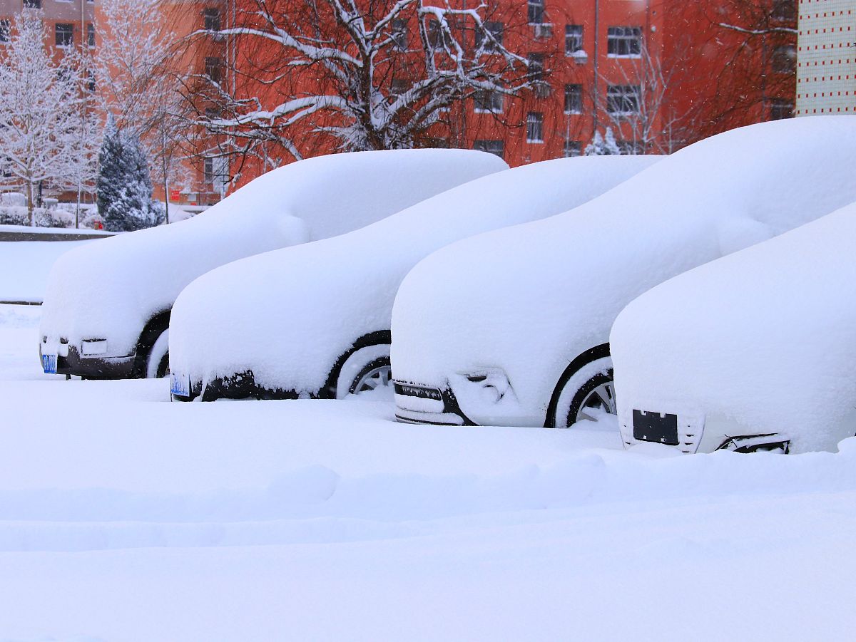 山东威海暴雪积雪厚度惊呆网友