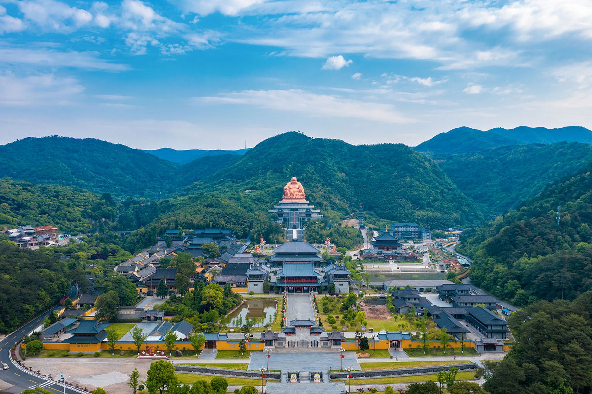 佛教五大名山雪窦山图片