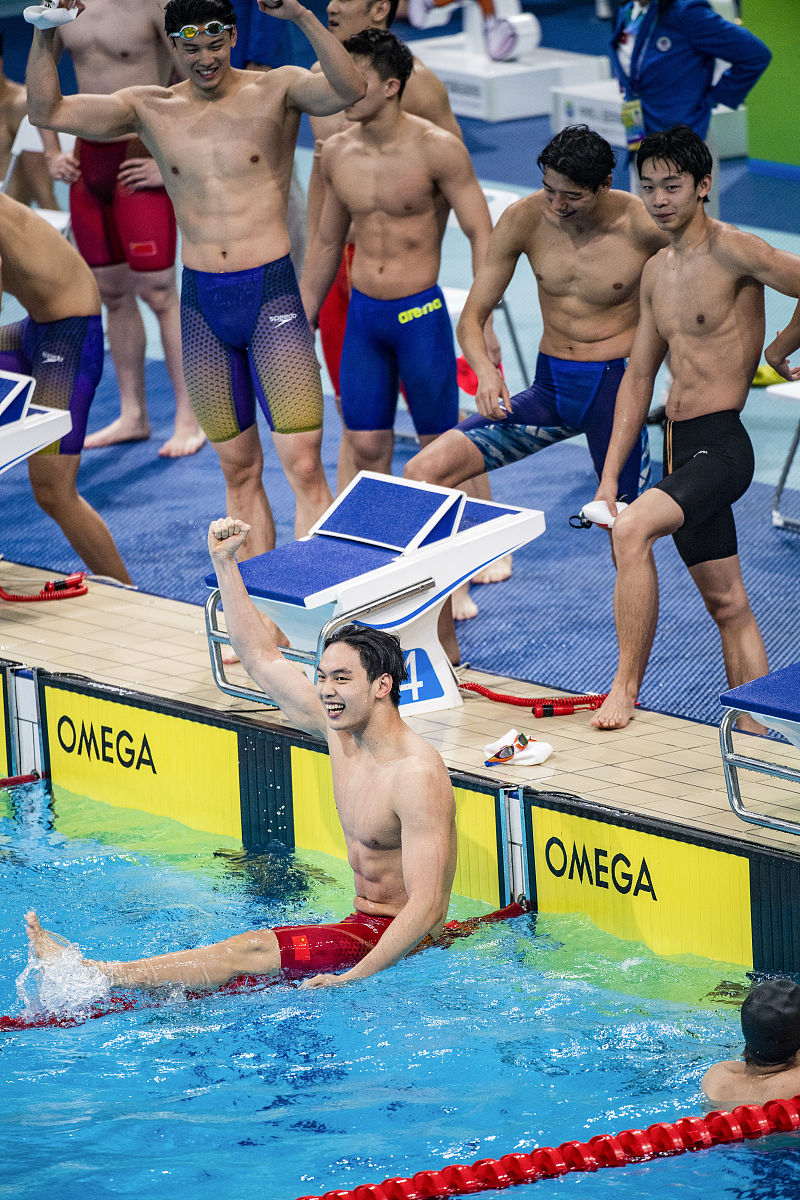 在今日举行的游泳世锦赛男子混合泳半决赛中,中国名将汪顺以出色的