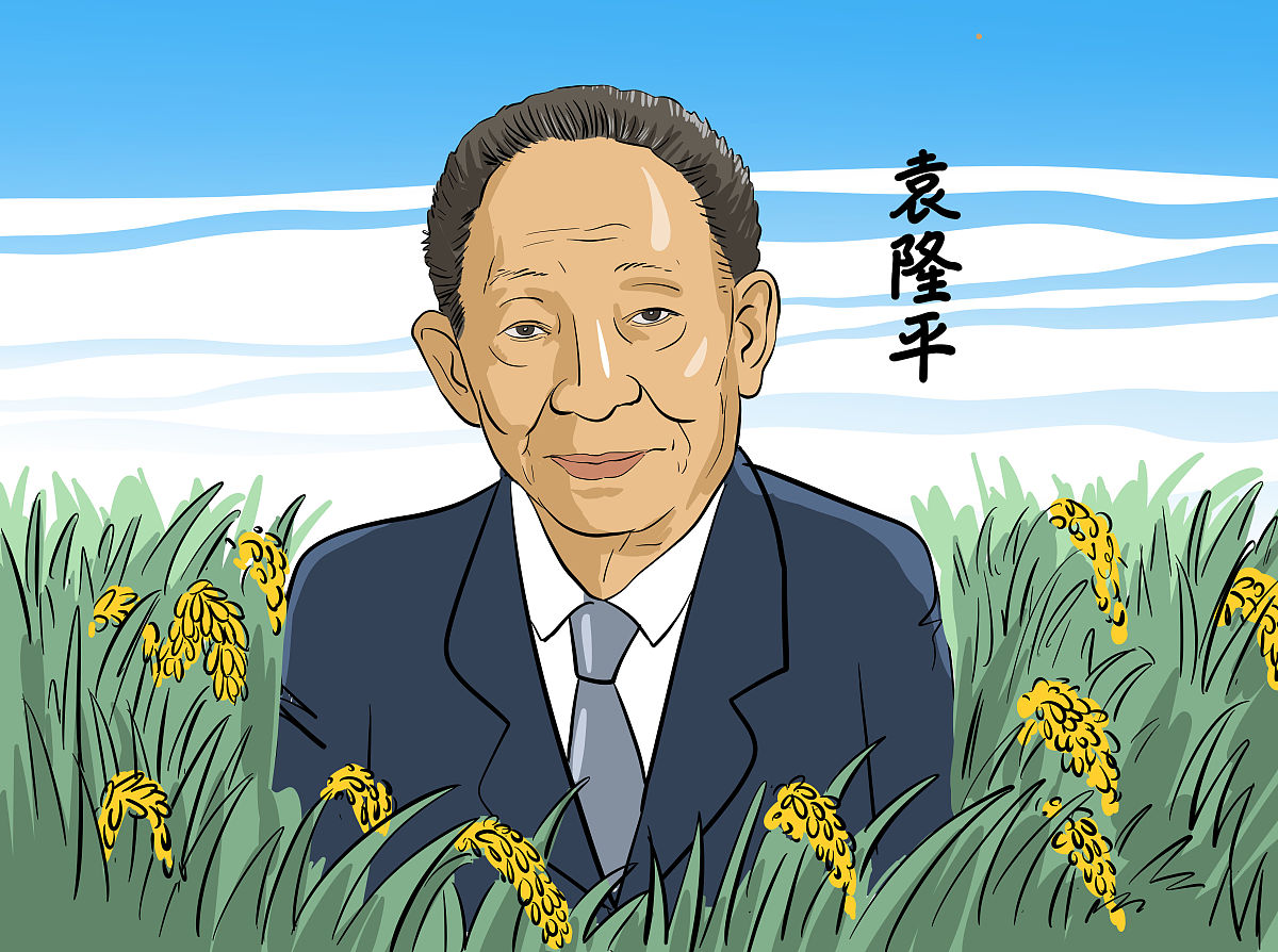 悼念袁隆平院士∽袁公千古耀青天,大爱长留试验田