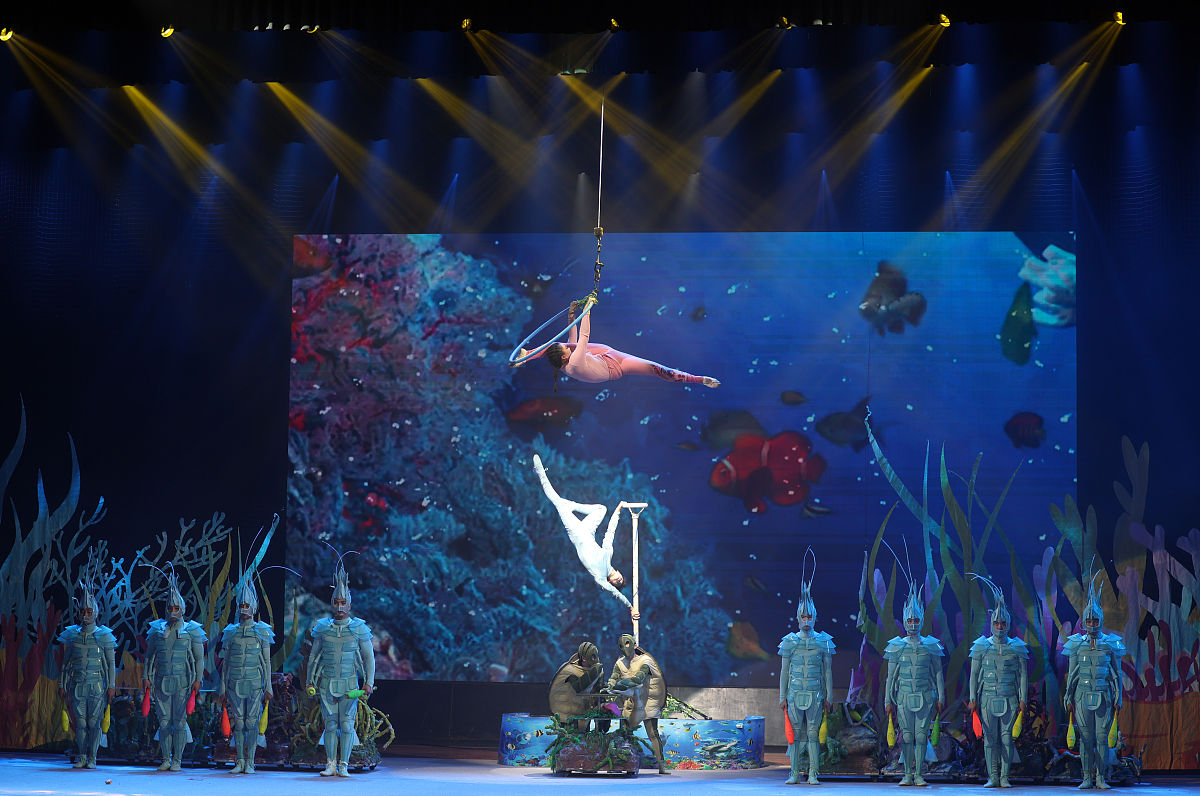 威海华夏城的马戏表演,惊险刺激超震撼!