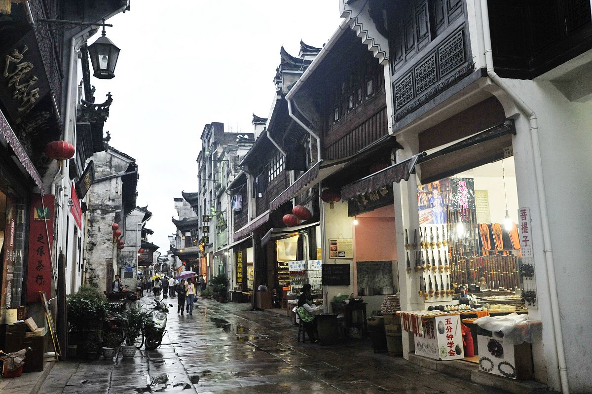 秋日的景德镇昌南古街风情如何?