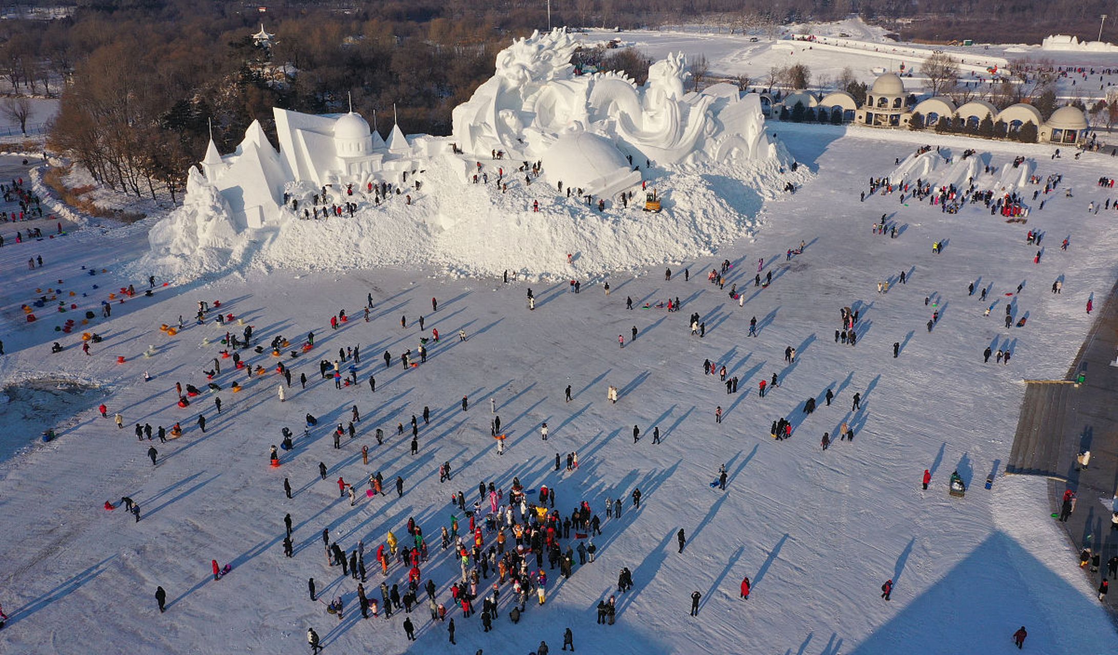 房山阎村滑雪场图片