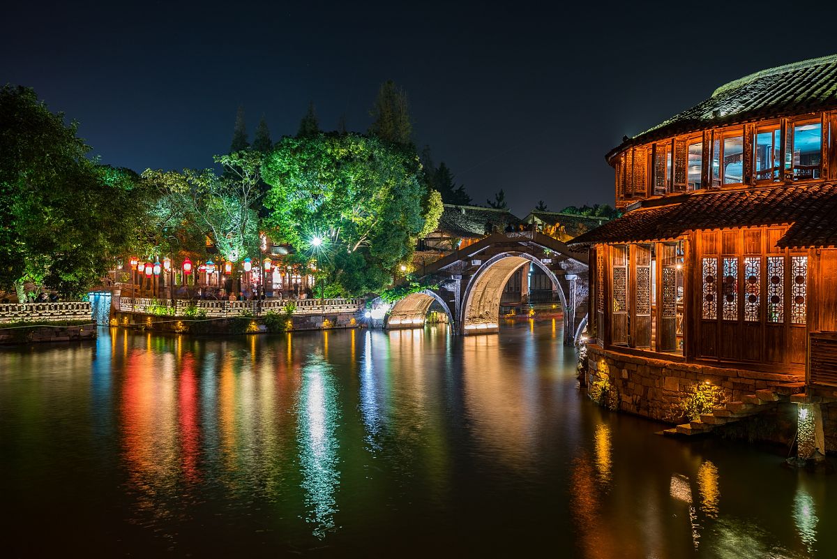 江南古镇 水阁乌镇