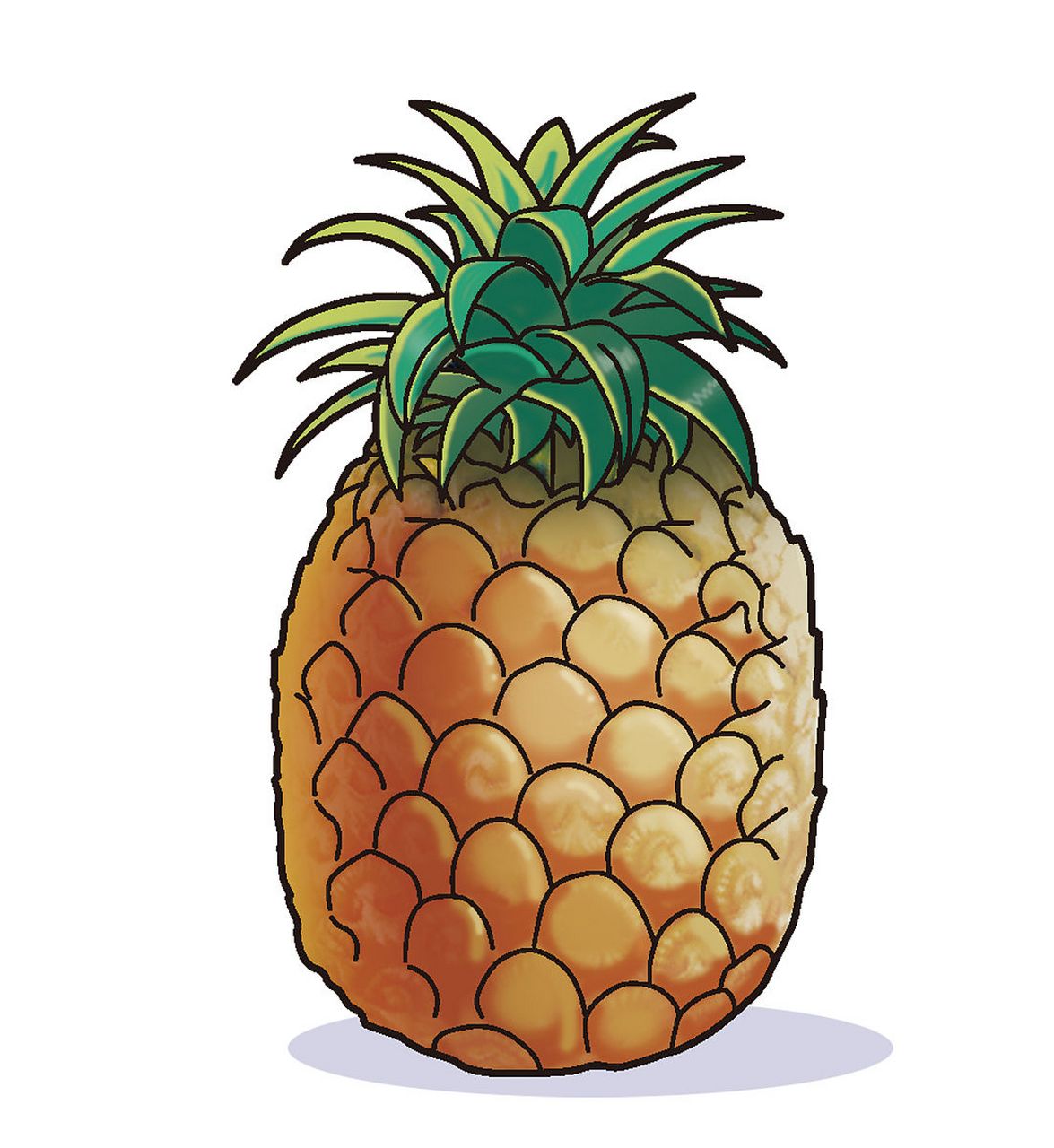 健康# 菠萝富含维生素c,锰,纤维素和消化酵素,对身体有多种好处: 1