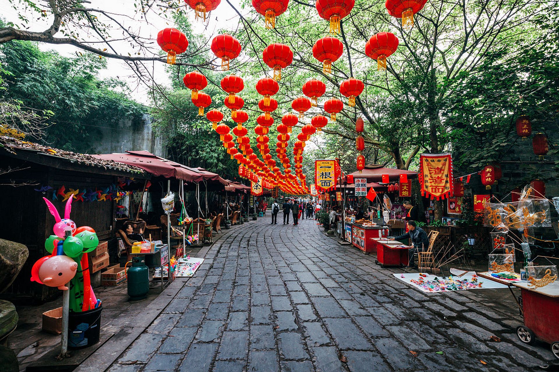 成都街头景点图片图片