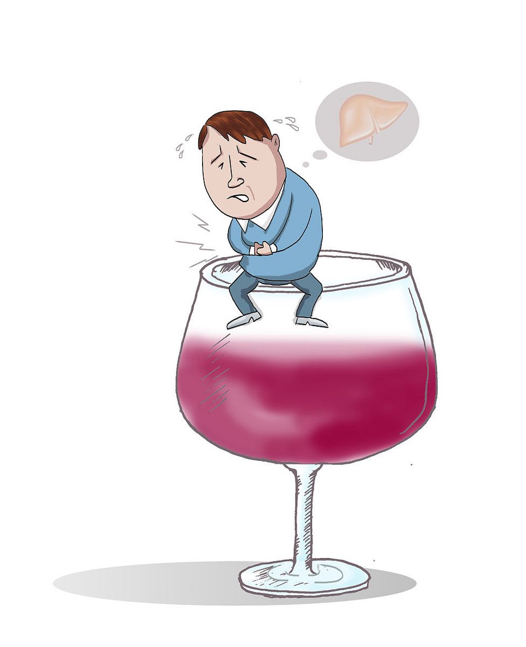 【酒精肝的征兆有哪些?】  酒精肝临床症状无特异性,很多患者无症状.