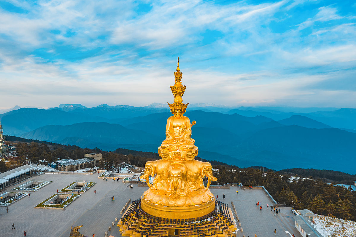 峨眉山金顶|误入人间仙境