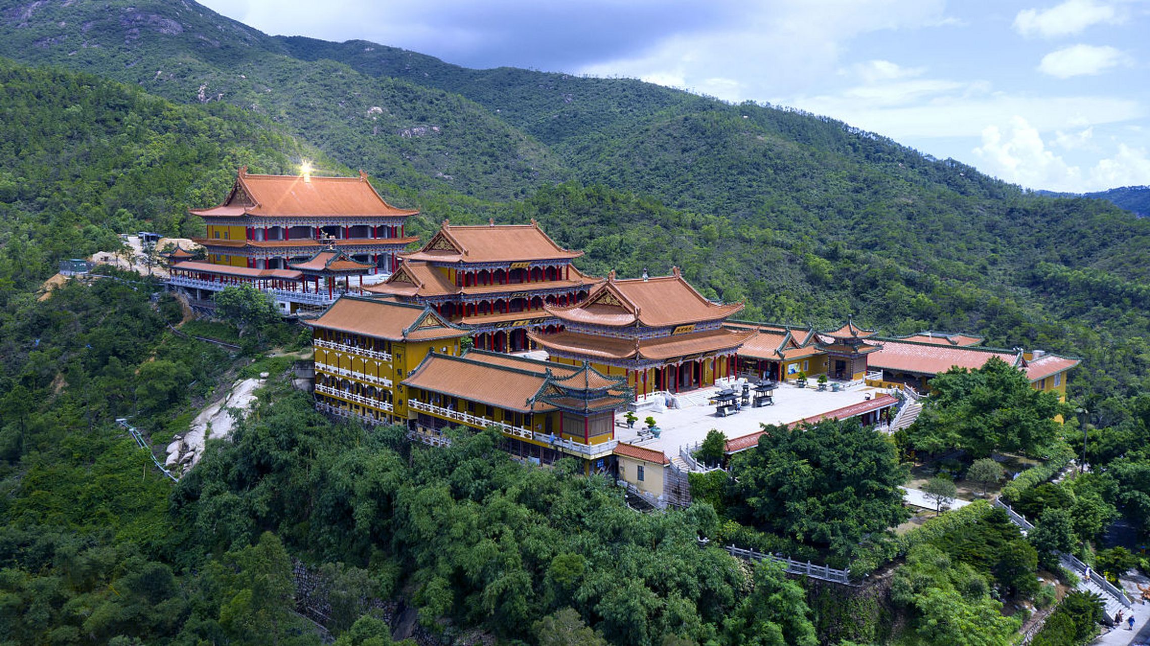 东岸观音庙 6.白莲洞 5.竹仙洞 4.唐家三庙 3.南屏观音庙 2.普陀寺 1.