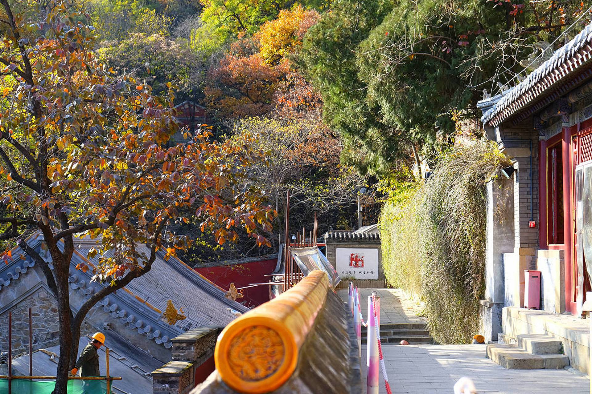 千年古刹潭柘寺,武警24小时守护,藏有古朴建筑群与珍贵佛像文物,等你