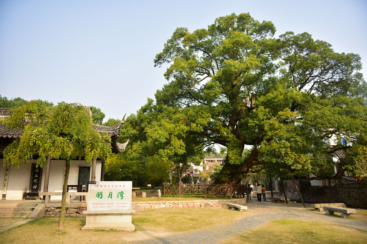 明月湾古村图片