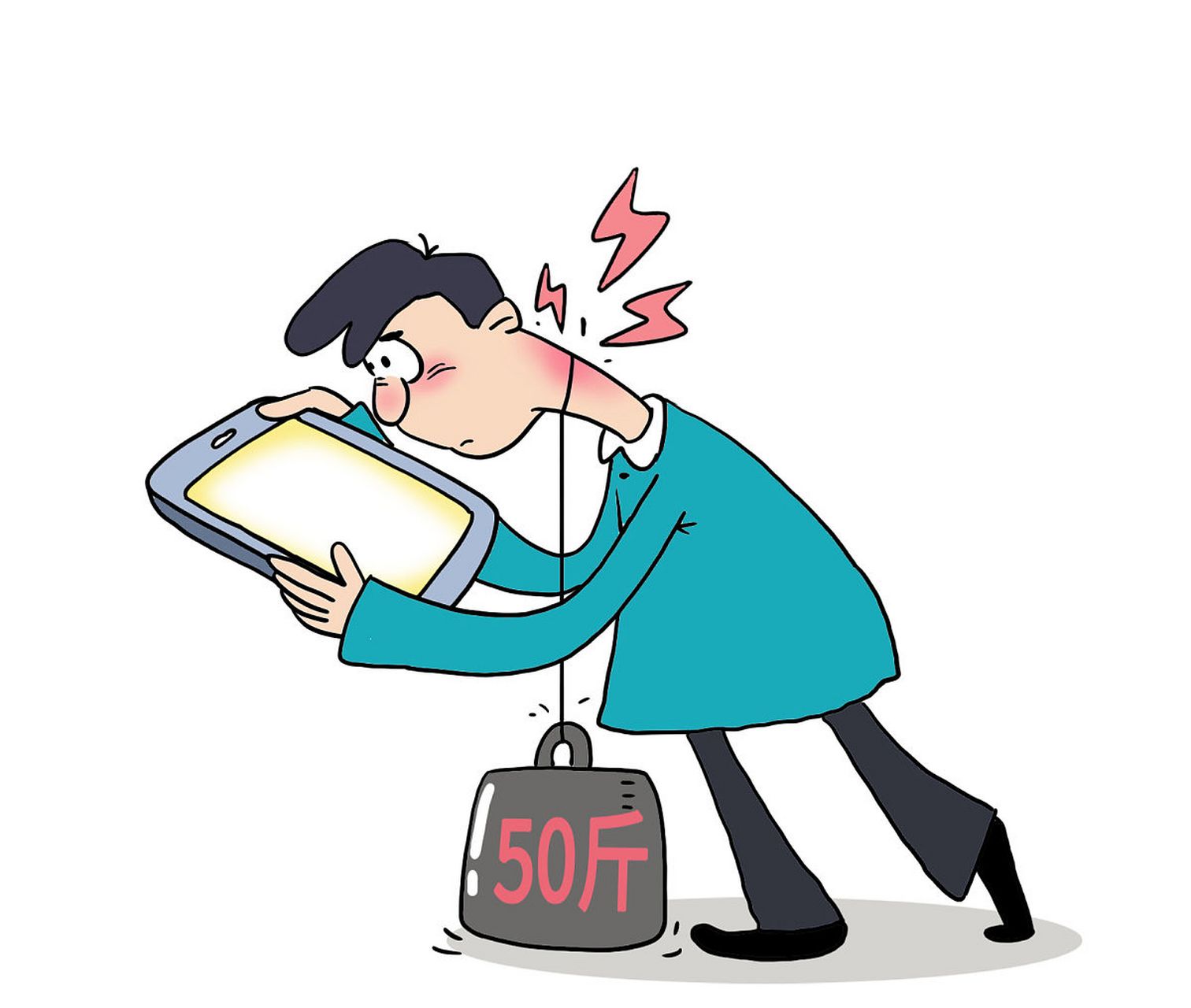 低头玩手机等于颈椎增压45斤##助我上热门# 低头玩手机真的会增加